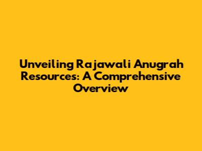 Unveiling Rajawali Anugrah Resources: A Comprehensive Overview