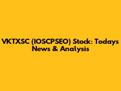 VKTXSC (IOSCPSEO) Stock: Today's News & Analysis